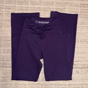 Victoria Secret Flare Yoga Pant Gathered Waist Back Pocket Small